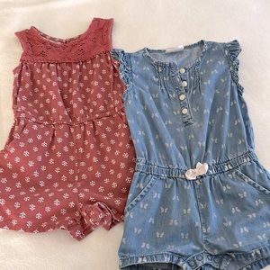 2T summer rompers